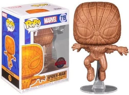 Spider-Man Wood Deco Pop! Vinyl Figure - Entertainment Earth Exclusive