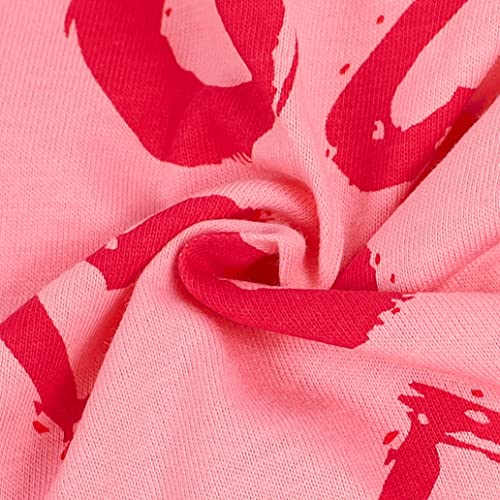 Fitwarm Mothers Day 100% Cotton Dog Dress XOXO Pet Clothes Hugs and Kiss Girl Puppy Clothes Doggie Outfits Romantic Cat… - Image 5