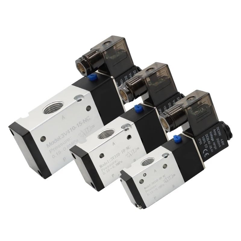 Électrovanne de commande pneumatique 3V410-15 distributeur d'air 3/2 DC 12V