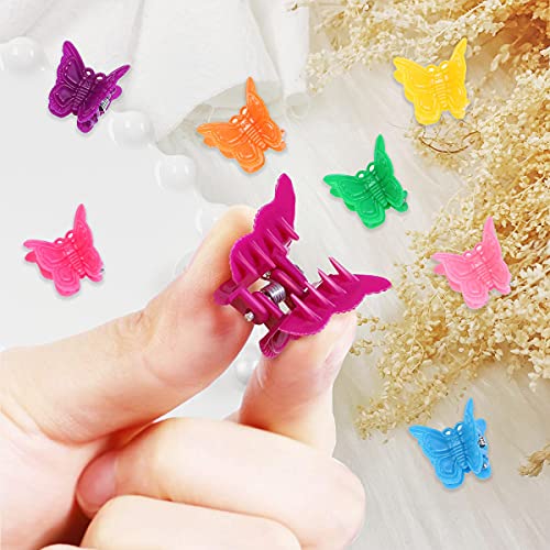 Clip per Capelli a Farfalla, 100 Pezzi Mini Clip