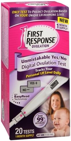 First Response Ovulation Test Kit - 20 Digital Ovulation Strips