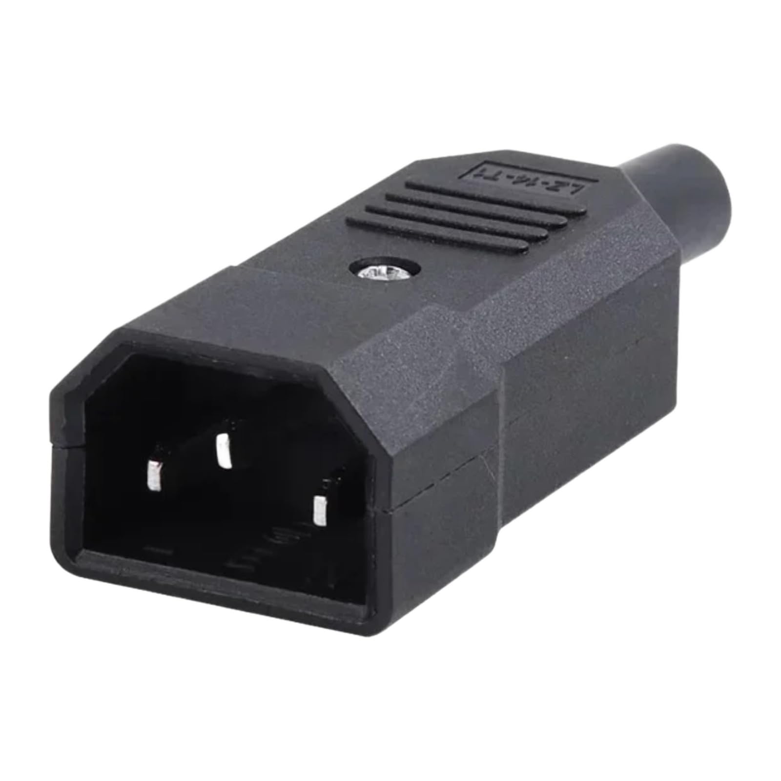 Enchufe hembra y macho C14 AC 10A 250V para sustitución de conectores de 3 pines