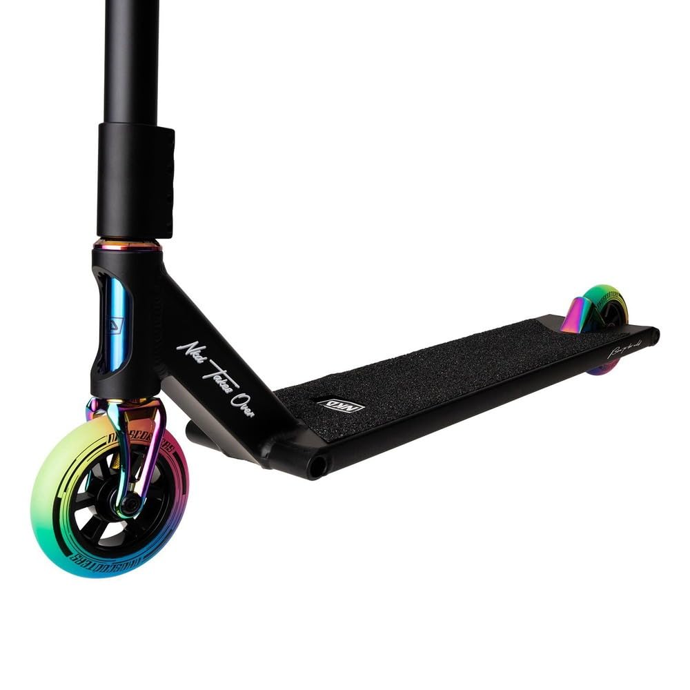 NKD Patinete de Acrobacias Mono | Rodamientos ABEC-9 de Alto Rendimiento | Manillar 360° para Freestyle | Aleación de Aluminio 6061 Duradera