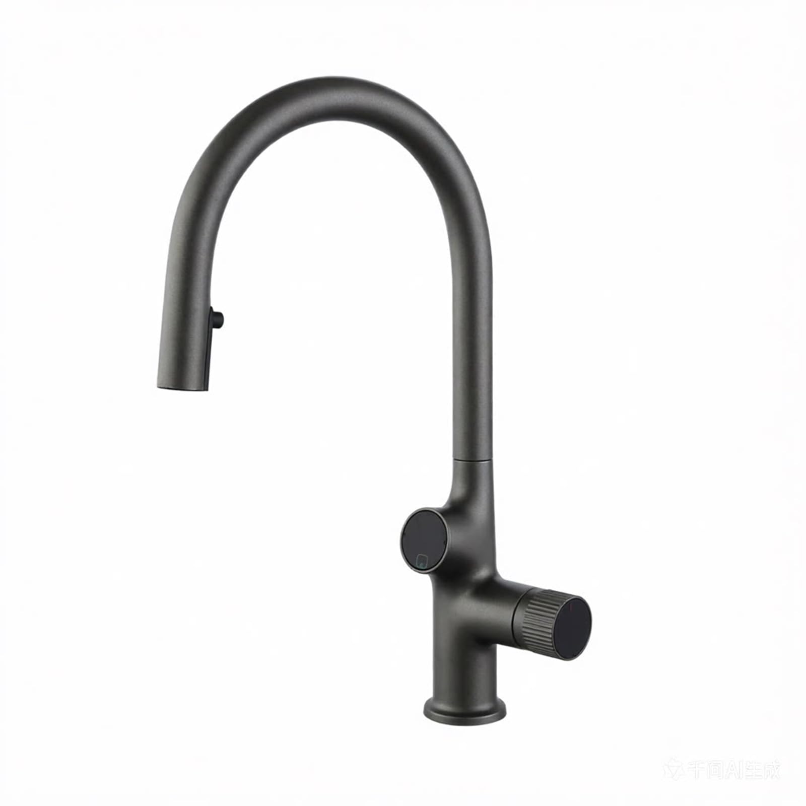 XJTNLB Robinet de Cuisine Sans Contact avec Douchette Gris Pistolet