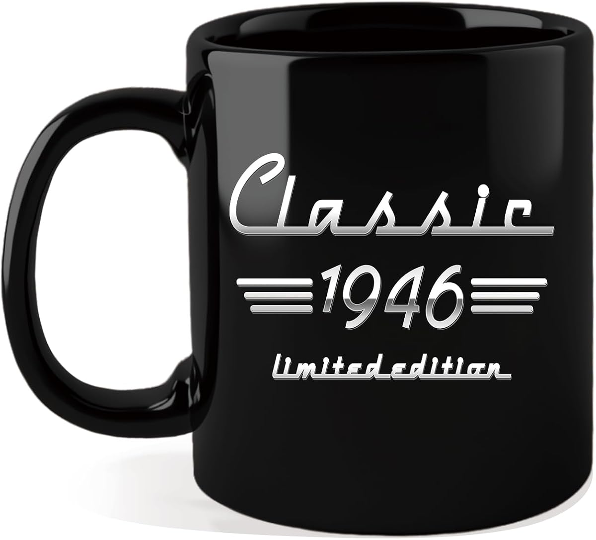 80th Birthday Gifts for Men 80th Birthday Cups 11Oz Gifts for 80 Year Old Man, 1946 Gift for Men, Unique Gift for 80 Year Old Man Brother, Dad, Uncle, Grandpa