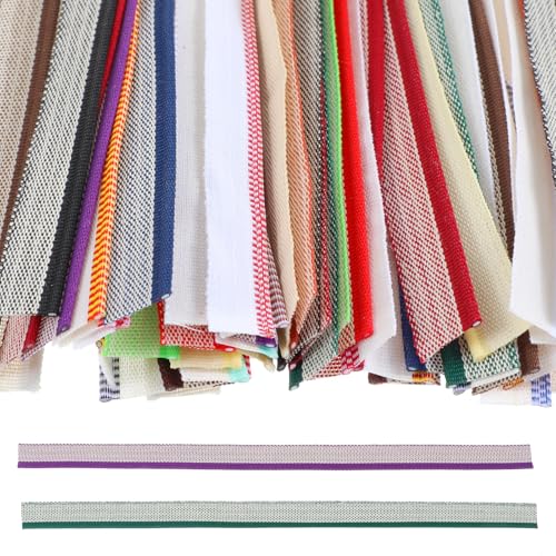 52 Pcs Book Binding Endbands,12 Inch Polyester Book Headband,Book Binding Materials,Book Binding Kits for Beginner Bookbinding and Decorating(26 Colors)