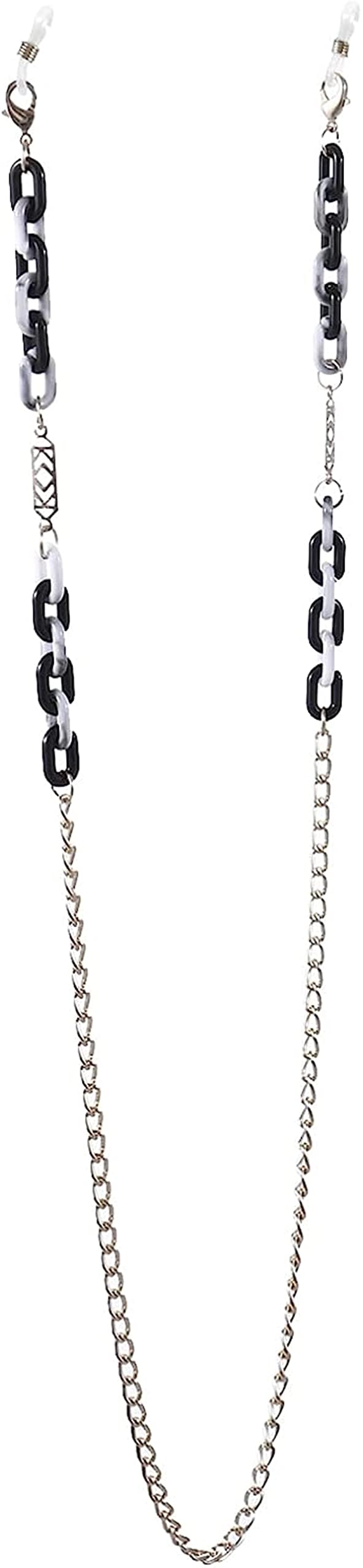 REVAHI Cadenas para anteojos Patchwork Cadena de Metal Gafas de Sol Correa Titular Retenedor de Gafas Alrededor del Cuello Cadena Titular Cordón
