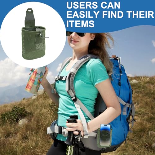 Riñonera con cordón para recoger frutas en camping y escalada al aire libre 3