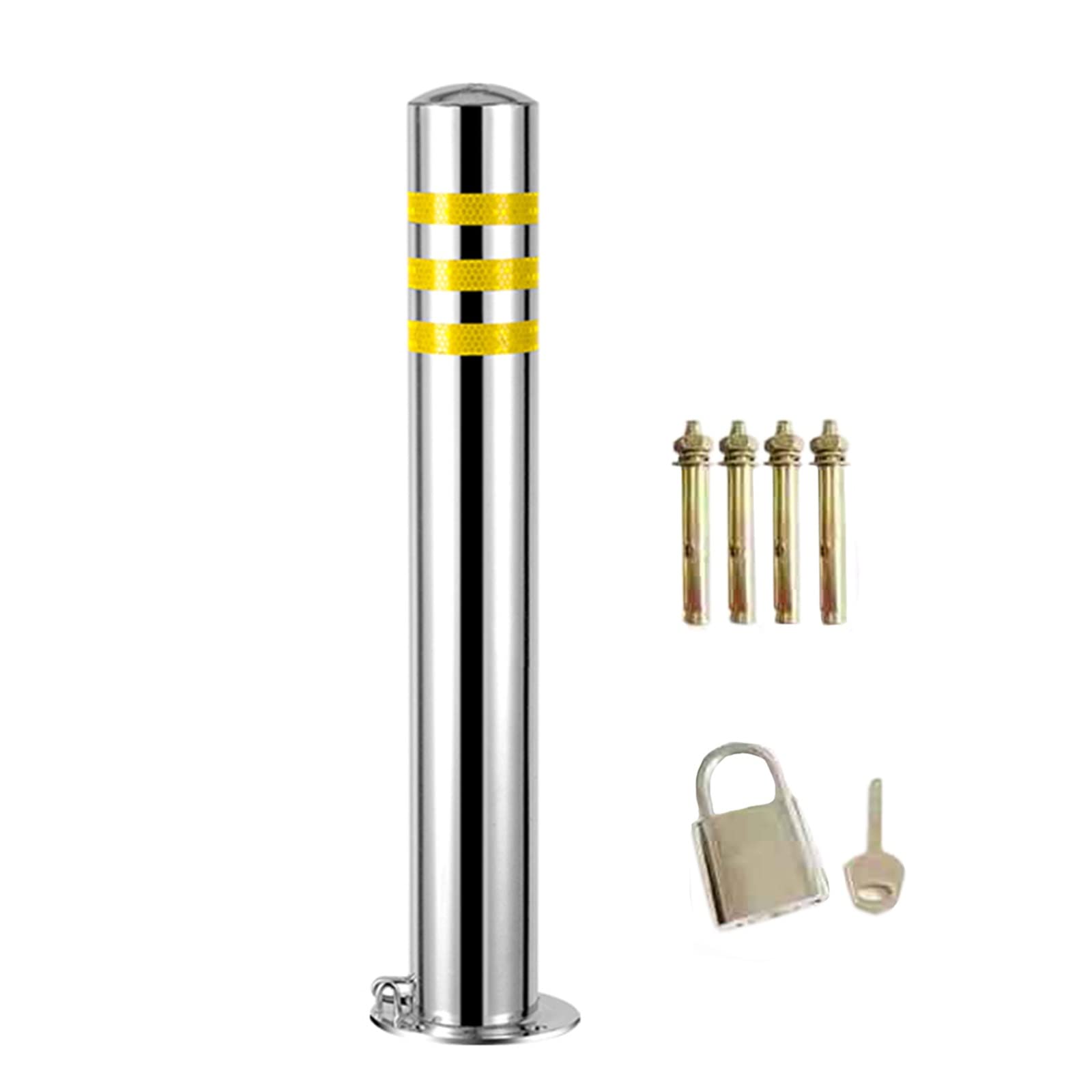 Cono Delimitador De Alta Resistencia Solamente, Barrera De Seguridad con Cono De Tráfico con Cerradura para Entradas De Vehículos, Estacionamientos, Aceras, Marcador,1 Pack-105cm/41.3in