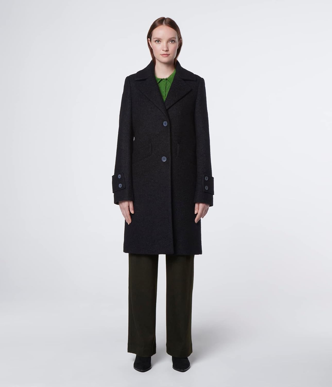 Andrew Marc Women's Wool Regine Slim Coat - Image 5
