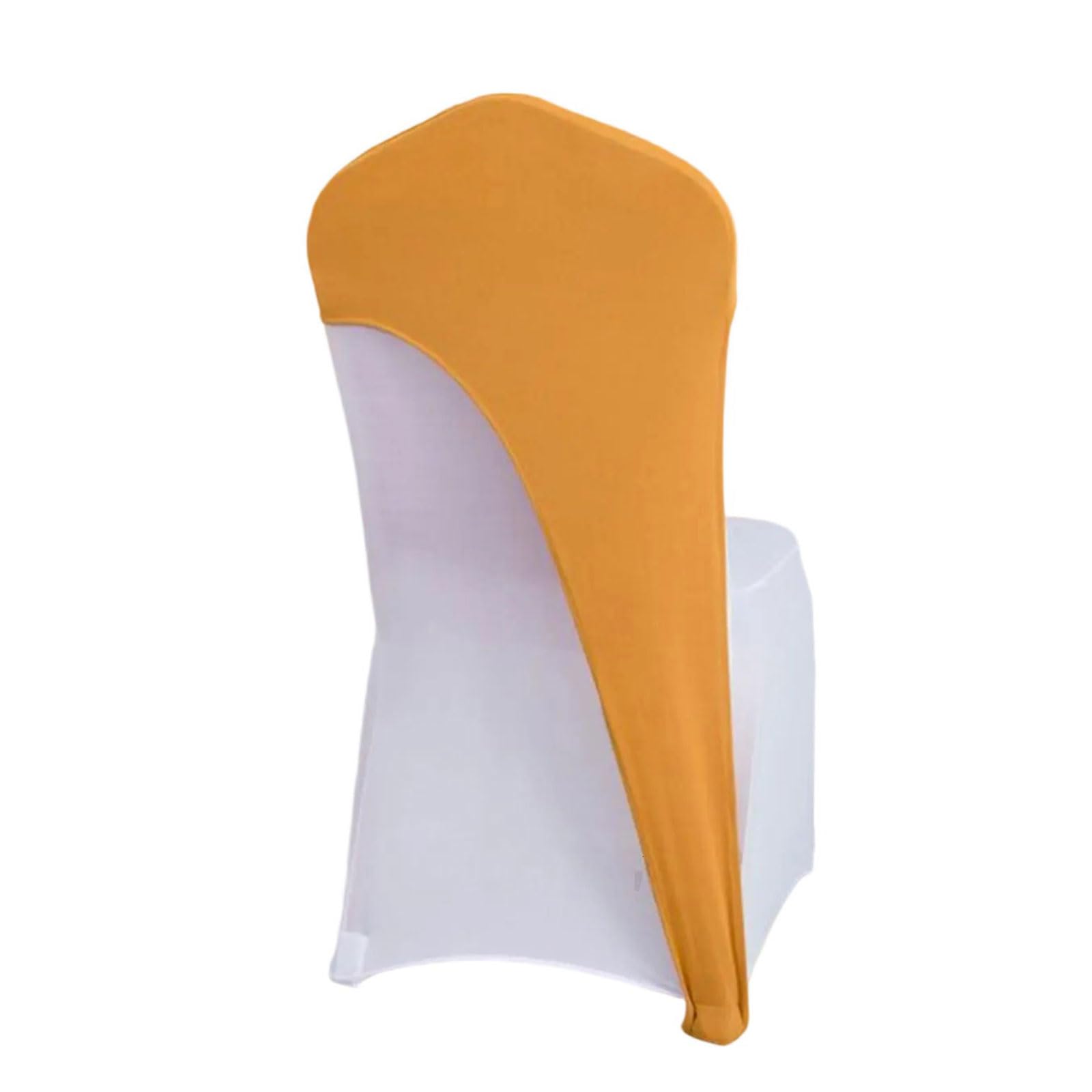 Woedpez Chair Hoods Sash Bands Stretch Spandex Caps Covers for Celebration and Event Spandex Covers