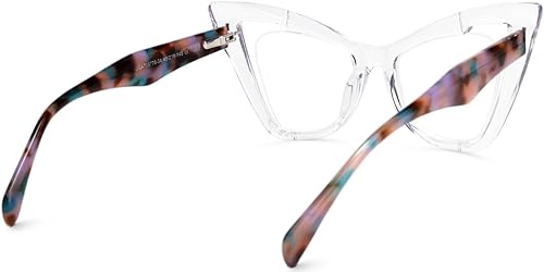 Miniatura 10 de Zeelool Elegantes gafas de mariposa para mujer con lente transparente sin receta Asta JGA706778