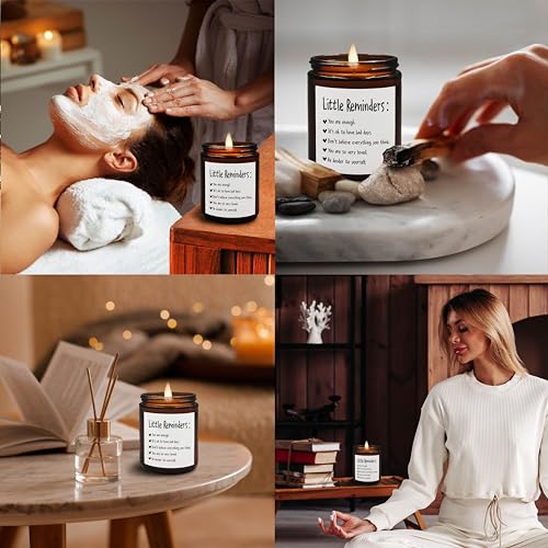 XUISWELL-Inspirational-Scented-Candles-Inspirational-Gifts-for-Women-Friends-Teenage-GirlsLittle-Reminders-Gift-You-are-Enough-Encouragement-Gifts-for-WomenTeens-Girls-Bedroom-Holders-Candles-Jar