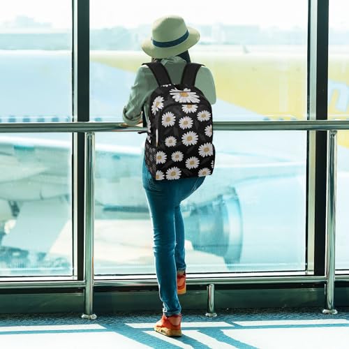 Mochila plegable ligera para senderismo y viaje negra miniatura 6