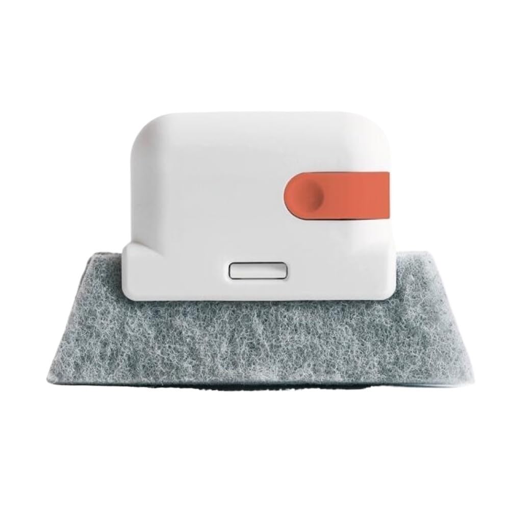 Sunrrafck Red 1Pc Window Groove Cleaning Cloth Brush Slot Hand-Held Door Gap Keyboard Kitchen Floor Household Tools(Red)