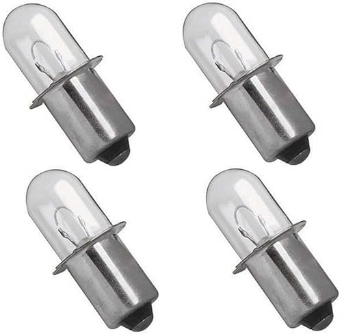 MaxLLTo Paquete de 4 bombillas de xenón de repuesto 1619P05627 de 18 voltios para linterna SKIL modelo 2897