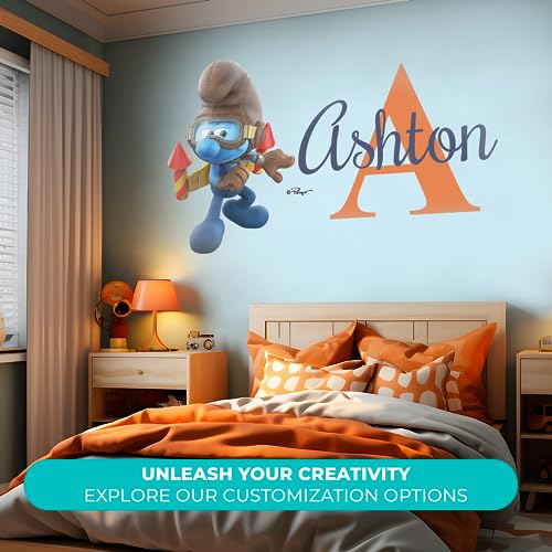 Vinilo Decorativo Personalizado The Smurfs EGD miniatura 2