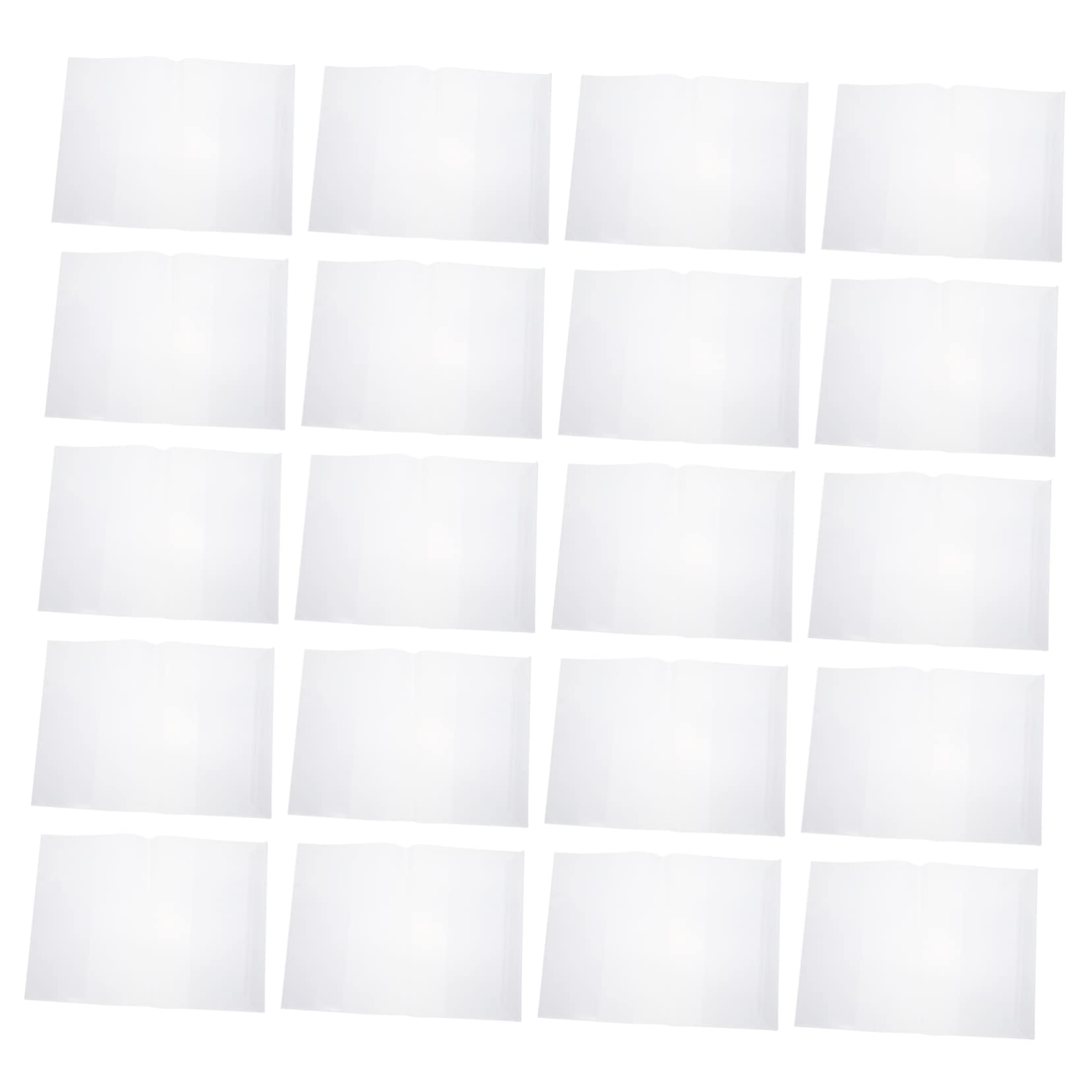 DOITOOL 50 Piezas Fundas Transparentes para Libros Protector para Estudiantes Cubiertas de Textos Resistente Desgarros y Arañazos para Escuela