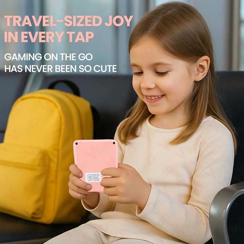 Image of VikriDA G7 Retro Handheld Game Console with 666 Built-in Games | 3.5-Inch LCD Color Screen, Gamepad Support for Kids - Pink