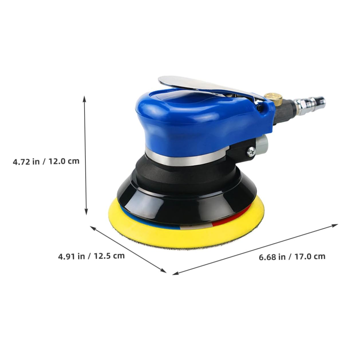 Mikikit Automobile Polisher Cosmetic Seal Waxing Machine Wrench Us No-load Speed