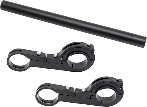 Miniatura 6 de BENLIUDH Extensor de manillar de bicicleta, soporte de manillar para sostener bicicleta, motocicleta, velocímetro, soporte de teléfono, 12 pulgadas
