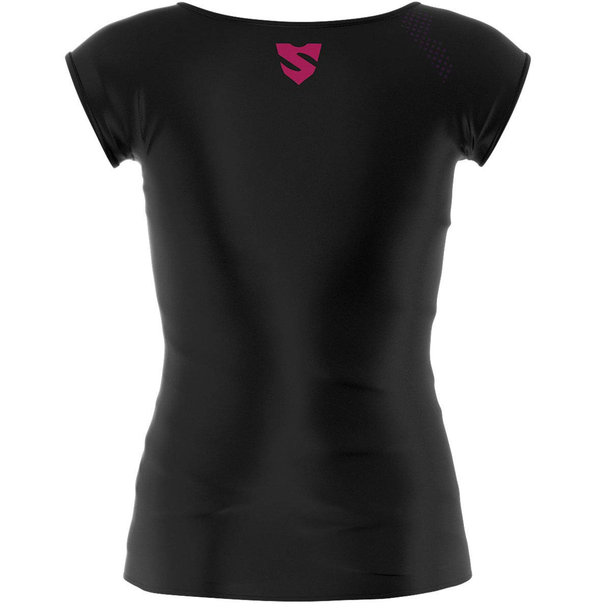 SMMASH Camiseta Deportiva De Manga Corte Mujer Cuello Redondo Tecnica para Fitness Yoga Pilates Running Deporte Secado Rápido Transpirable