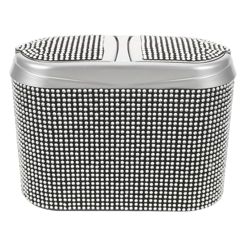 Poubelle automatique véhicule Healeved suspendue double ouverture strass