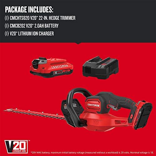 CRAFTSMAN V20* Cordless Hedge Trimmer 