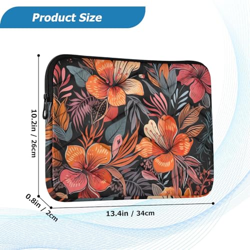Funda Tropical Floral para Laptop 13-14 Pulgadas miniatura 3