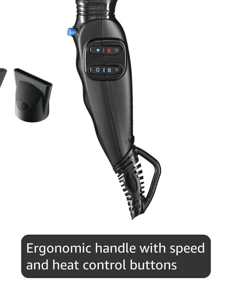 BaBylissPRO Nano Titanium Italian Portofino Hair Dryer - Professional 2000 Watt Blow Dryer