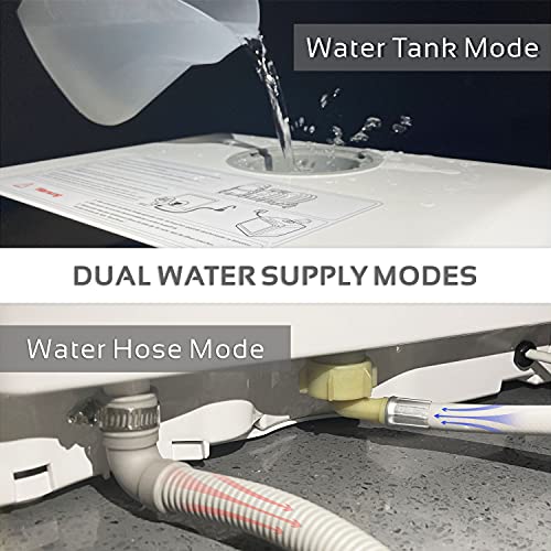 Portable Countertop Dishwasher, 5 Washing Programs Mini Dishwasher With 5L Built-In Water Tank & Inlet Hose, Baby Care & Fruit Wash For Small Apartment, Dorms, Rvs -White #TOP3