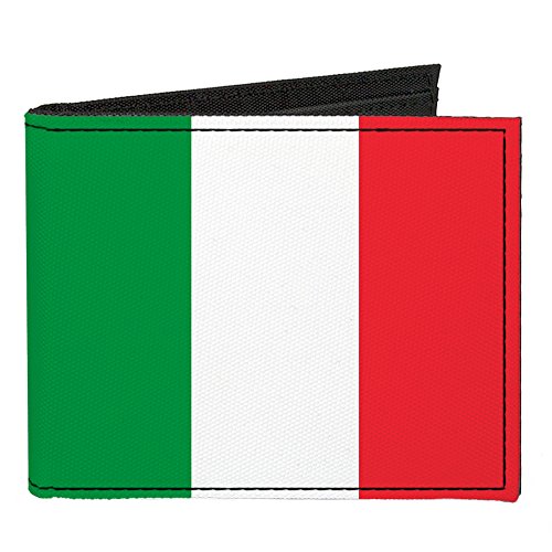 Buckle-Down Canvas Bi-fold Wallet-Italy Flag