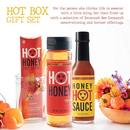 Set de regalo Hot Honey Box de Savannah Bee Company miniatura 7