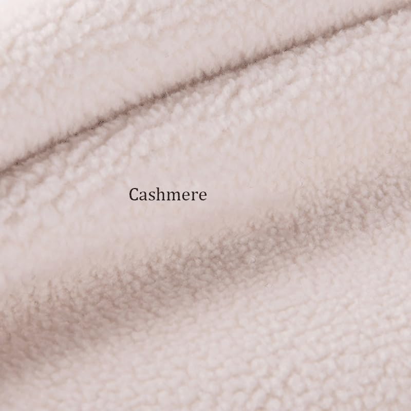 Lambskin Thick Knee Protection Winter Warmers for Both Men Women with Anti Slip Properties