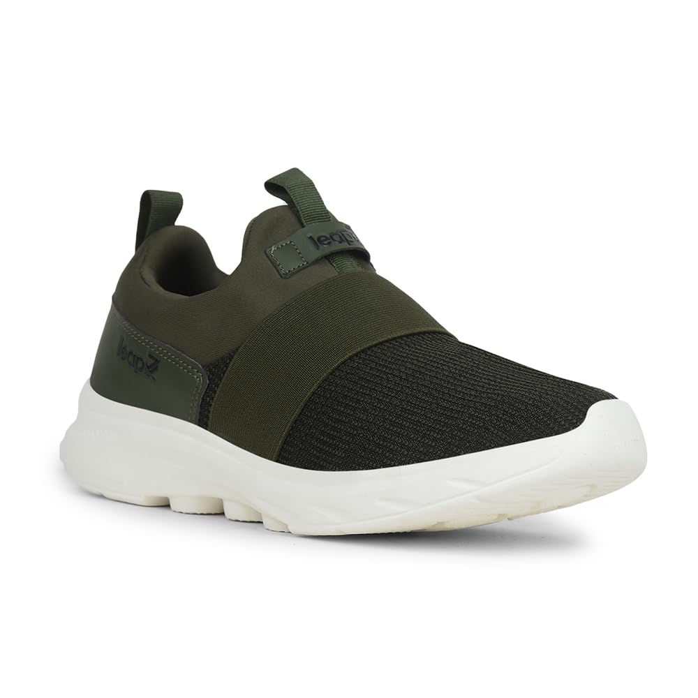 liberty Leap7x SENTINO Men Sports Walking Shoes - Black, Navy Blue & Olive Green | Comfortable and Durable Non-Lacing Closure - Suitable for Running, Gym, Jogging and Outdoor - Cushioned Footbed-picture-48