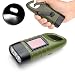 Produktbild Dynamo Taschenlampe, Wildlead Handkurbel Solar Taschenlampe Camping Notfall-Taschenlampe Karabiner Taschenlampe für Camping Outdoor-Klettern Wandern