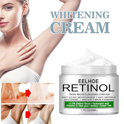 Youting Creme clareador da pele, área íntima, removedor de manchas escuras para pescoço, joelhos, pe