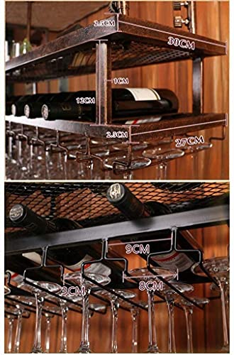 Soporte de vino de techo para decorar tu barra de bar o cocina 6