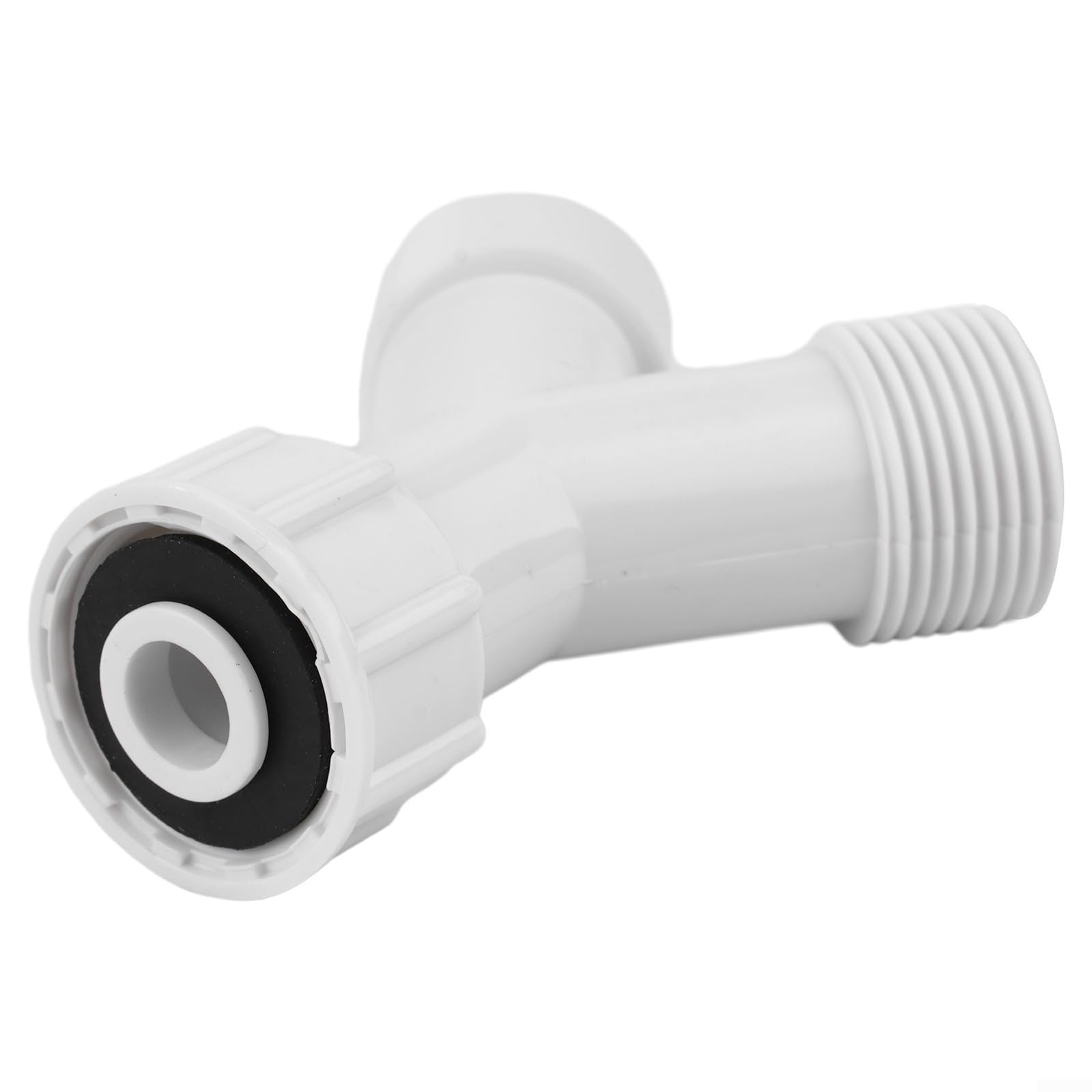 Beautrio One Color Double Inlet Y Splitter Adapter– With Rubber Washer For Hot/Cold Water Supply