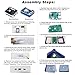 immagine 2GeeekPi Raspberry Pi 3 B + Case, Raspberry Pi Case con Ventola, Raspberry Pi dissipatore per Raspberry Pi 3 Model B +, Raspberry Pi 3/2 Modello B (Blu e Chiaro)