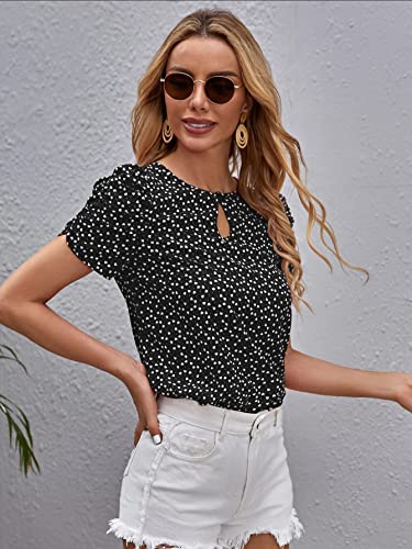 Image of Leriya Fashion Women Printed Slub Rayon Top with Half Sleeves for Office Wear, Casual Wear,Top for Women /Girls Top