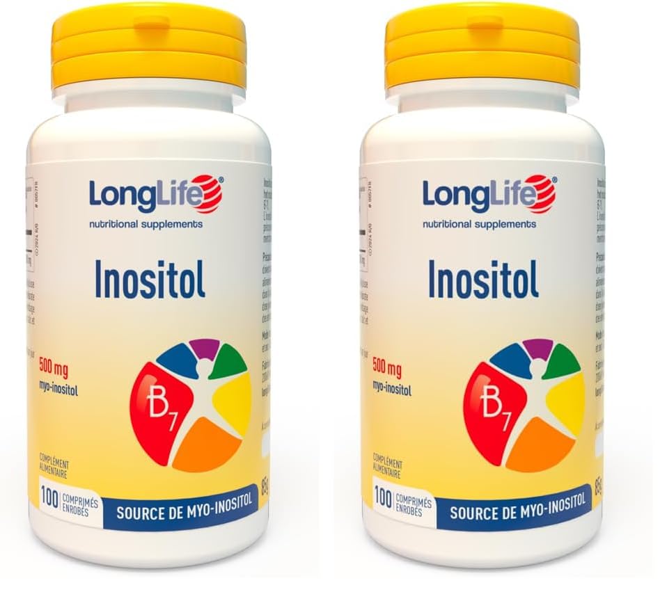 Inositol LongLife (Lot de 2) - Cure premium pour la sérénité et le métabolisme