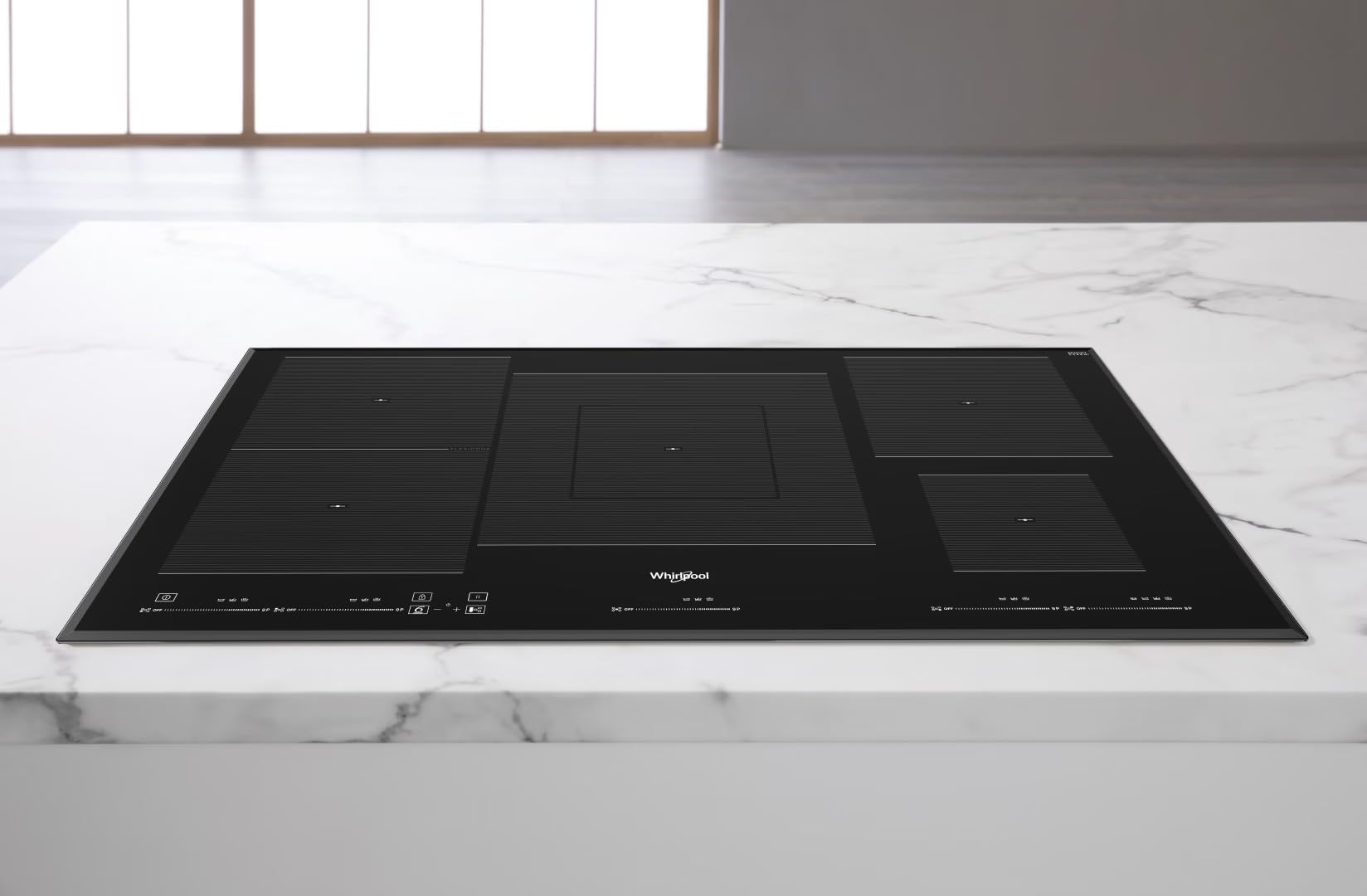 Piano cottura induzione n° 5 fuochi colore nero - WT 1090 BA