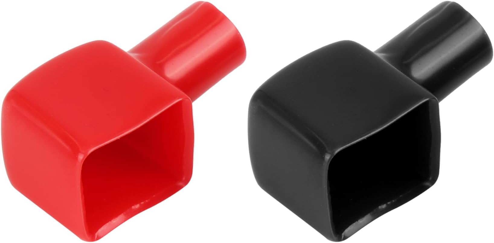 2Pcs Black and Red Battery Terminal Insulator Covers CapPositive Negative Protector,Top Post,Insulating Terminal Cover,Automotive Replacement Accessories Terminals and Ends,Batteries and Accessories