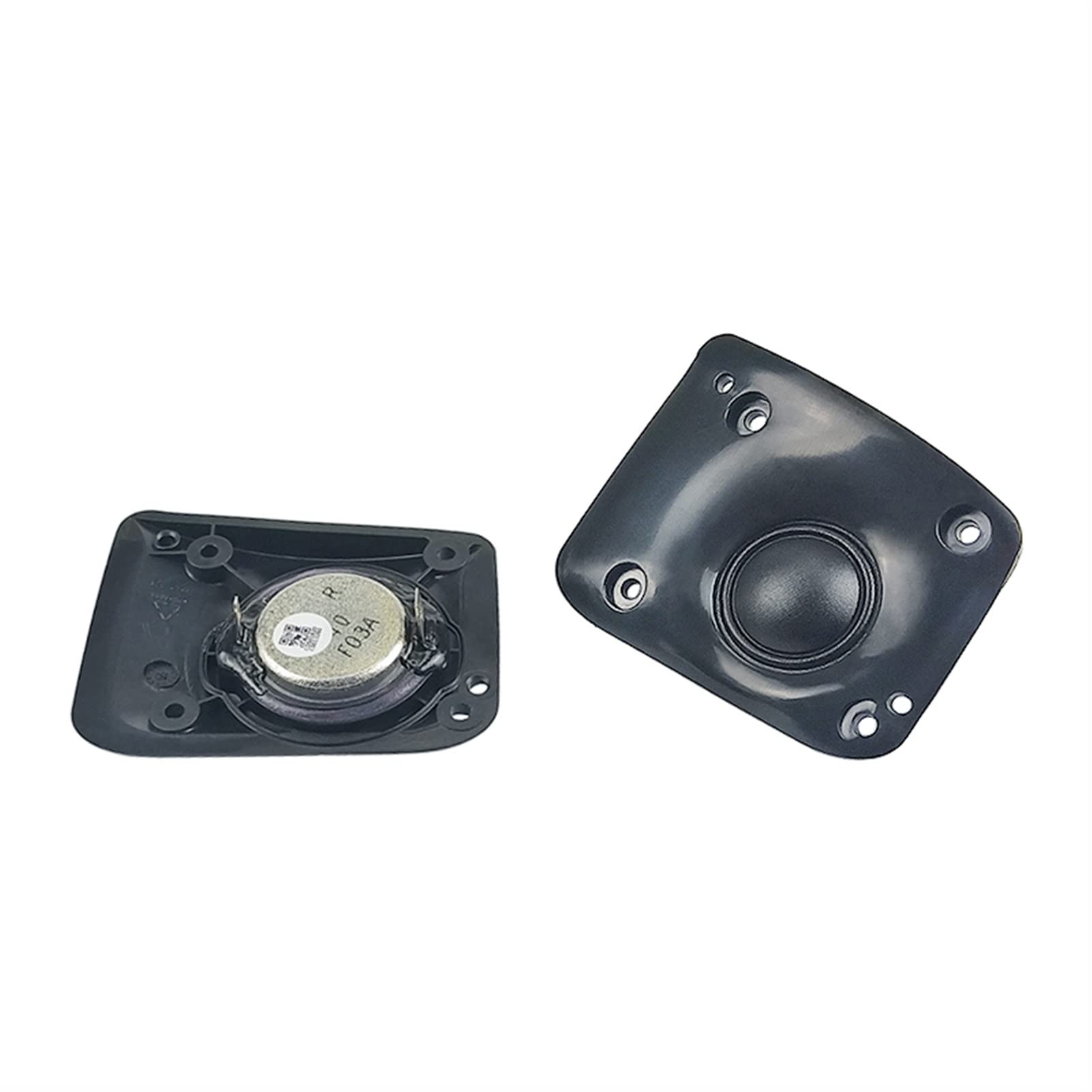 Haut-Parleur de Basse avec Un cône de Fibres polyi Tweeter à Film de Soie en néodyme 4 ohms 20 W 57 x 71 mm for la série Boombox, Lot de 2