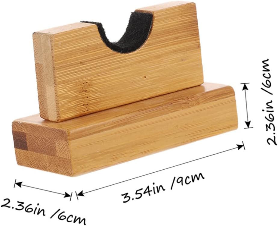 Bamboo Baseball Bat Display Mount Bracket Adjustable Storage Holder for Softball and Hockey Sticks 2-Piece Set for Sports Memorabilia