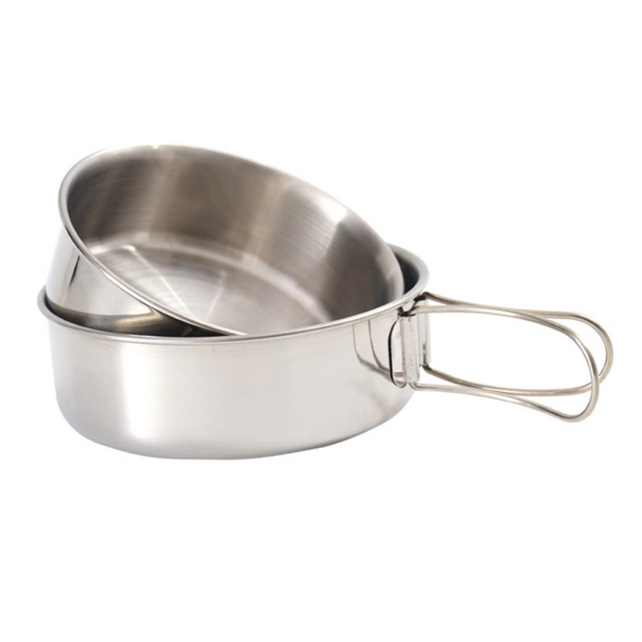 BESPORTBLE 3 Ensembles 2 Vaisselle Ensemble De 2 Pièces Bols Portables Pour Tasse Pliante Vaisselle Portable Bol De Camping Portable Cruche D'Eau Bouilloire Pliable Bols De Camping Boulon En