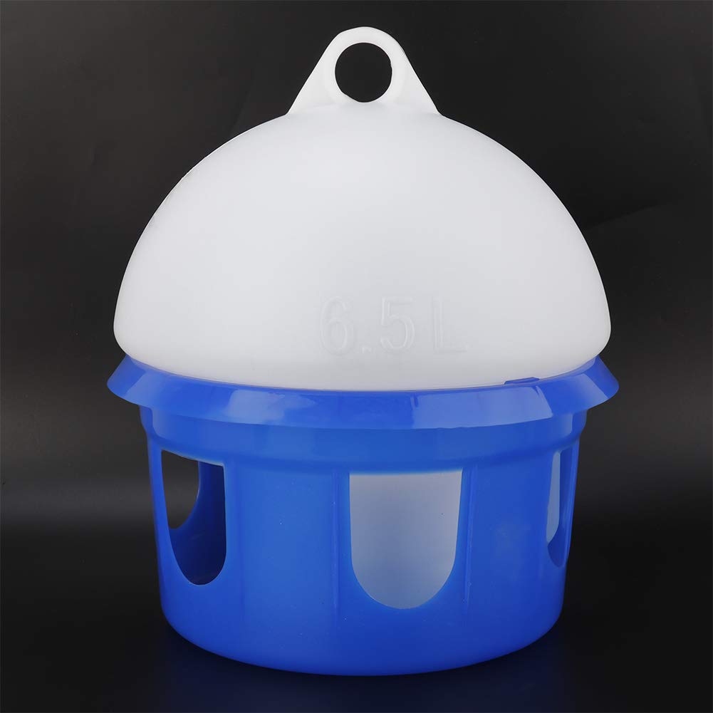 TOPINCN 2 Comederos Automáticos para Pájaros y Palomas, Dispensador de Agua de 6,5 L, Contenedor de Agua para Mascotas, Dispensador de Comederos Automáticos de Agua