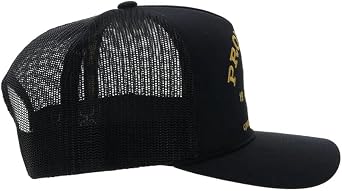 HOOEY ProRodeo Hat - Snapback Baseball Cap with Embroidered Logo, Adjustable 5-Panel Casual Western Hat with Rope Detail