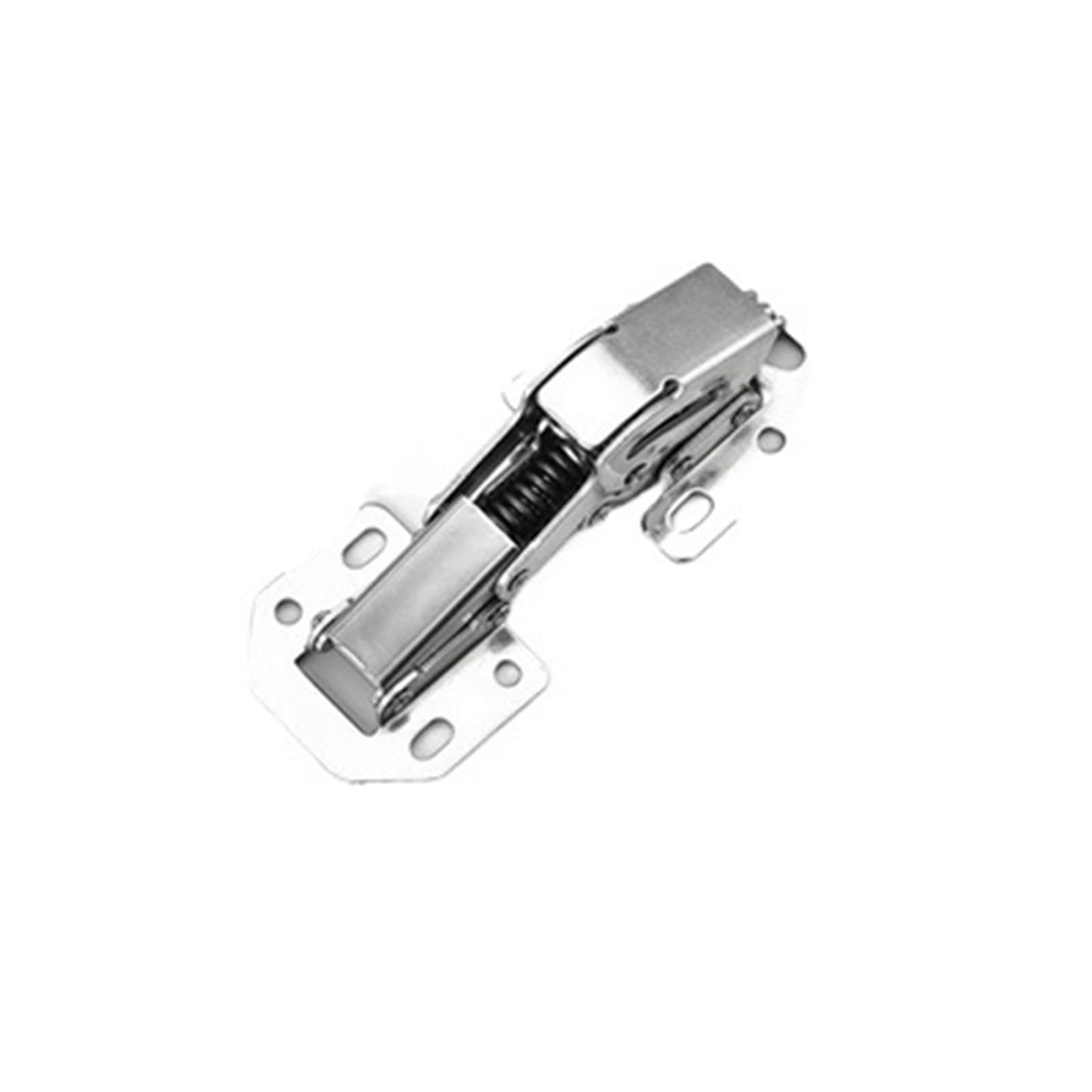 Kdhcvkz 4In Hydraulic 4Pcs No Drilling Surface Mount Spring Cabinet Hinge Furniture Hinge(4In Hydraulic)